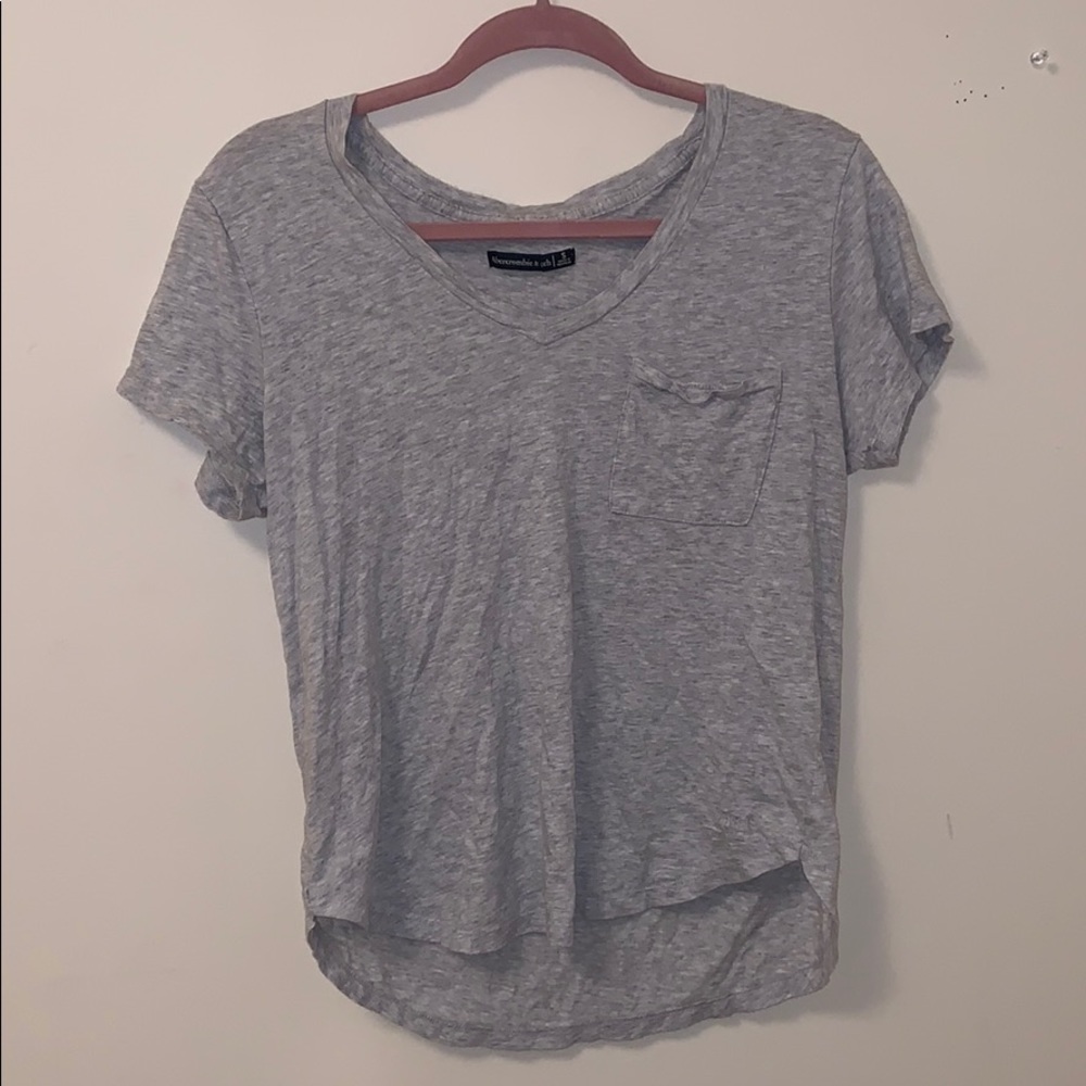 abercrombie v neck tee